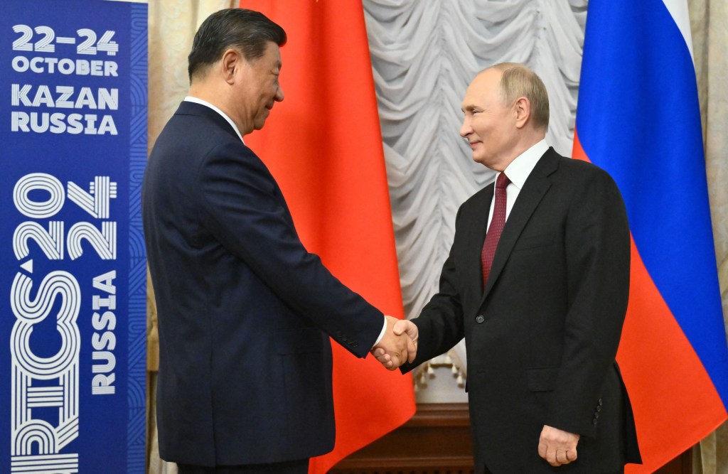 Xi Jinping și Vladimir Putin la BRICS / foto: AA/ABACA / Abaca Press / Profimedia