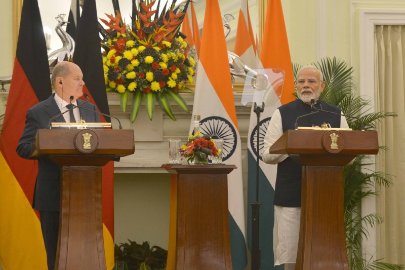 Olaf Scholz și Narendra Modi, discuții în India. Profimedia