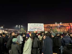 Protest Piața Victoriei, 27 noiembrie / FOTO: HotNews / Adelina Mărăcine