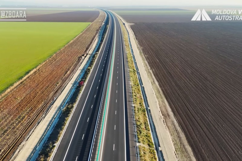 VIDEO Se deschide circulația pe încă un tronson din Autostrada Moldovei. A fost terminat înainte de termen / Cum arată acum