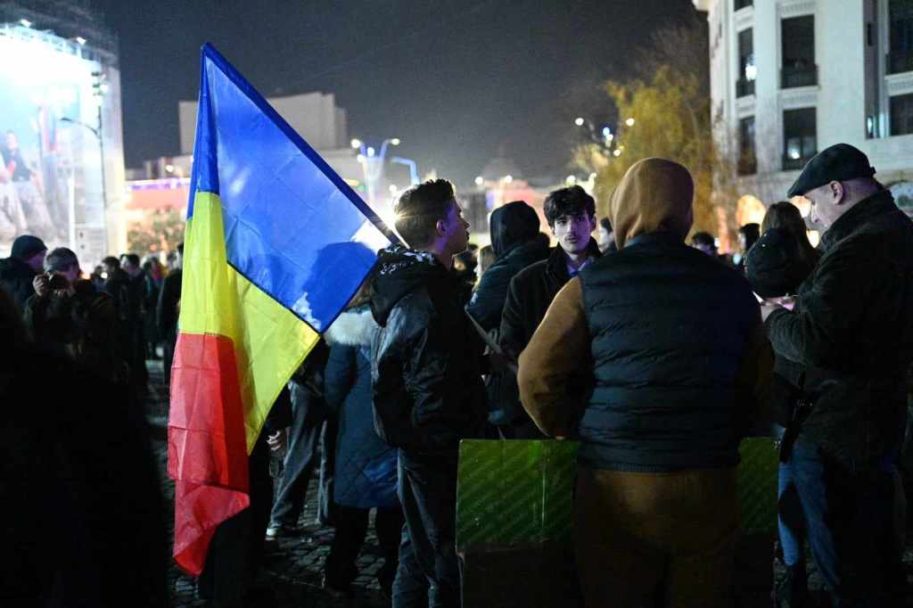 Manifestația anti-Călin Georgescu 28 noiembrie / FOTO: HotNews / Ion Mateș