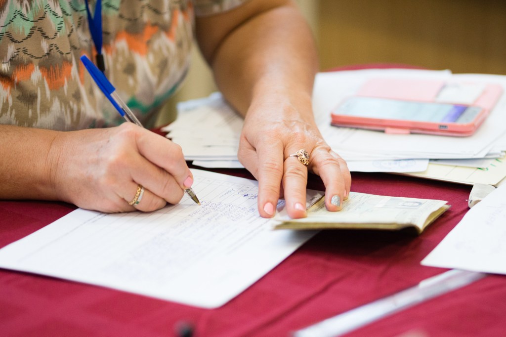 Listă de vot. Inquam Photos / Cornel Putan