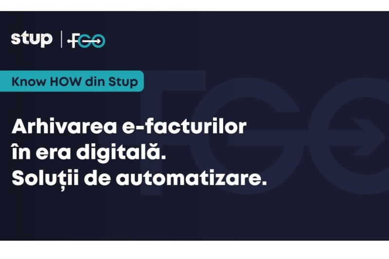 Arhivarea e-facturilor în era digitală. Soluții de automatizare