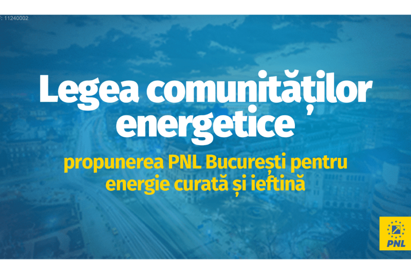 [P] PNL București susține Legea comunităților energetice: costuri mai mici de întreținere, mai puțină poluare, mai multă autonomie energetică