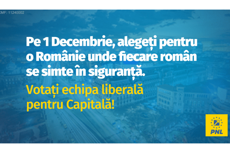 [P] PNL București: Vrem o Românie în care familiile să se simtă în siguranță