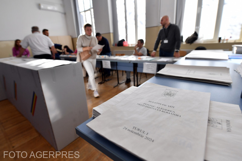 Alegeri prezidențiale în România, noiembrie 2024. Foto: Agerpres