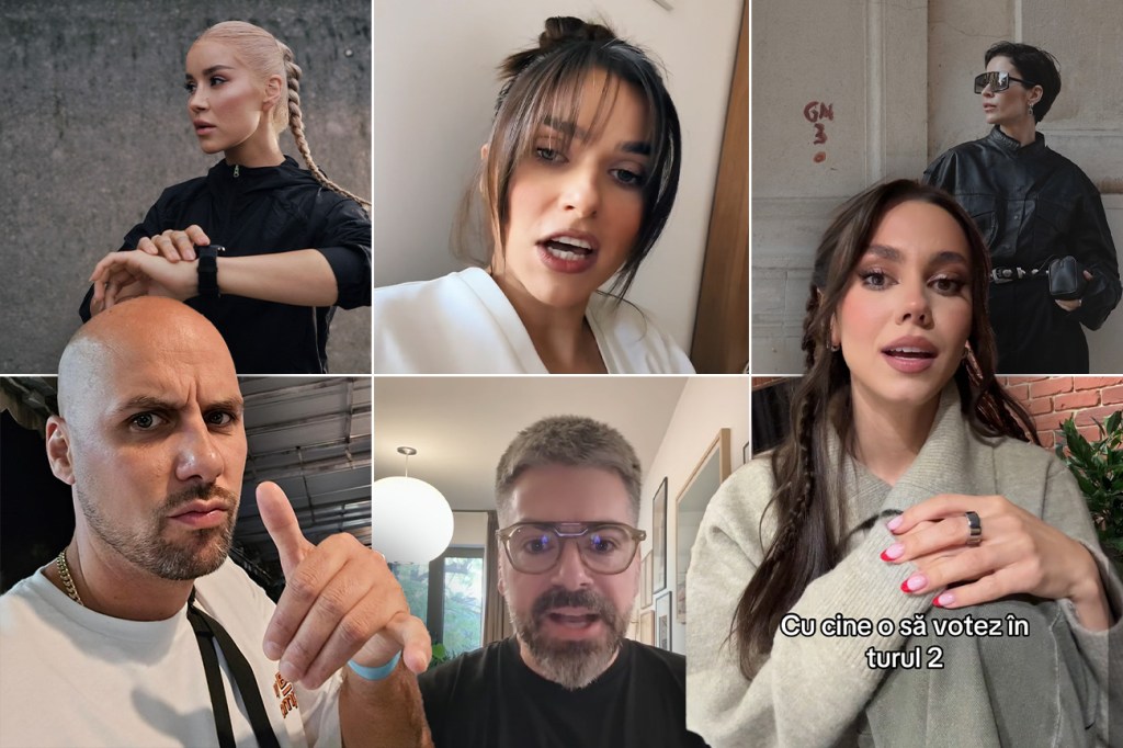 De la stânga sus: Alina Ceușan, Theo Rose, Deea Codrea, Deliric, Maurice Munteanu și Mira. Foto: Facebook și Instagram