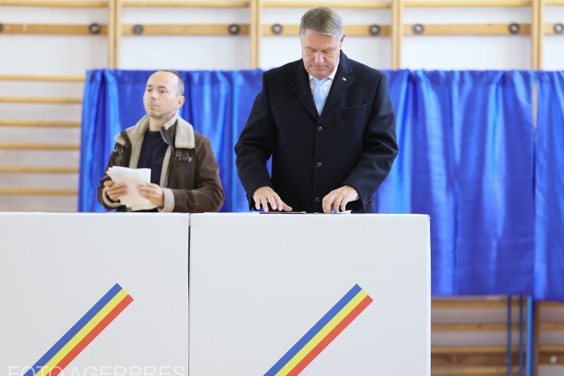 Klaus Iohannis a votat / Foto: Agerpres