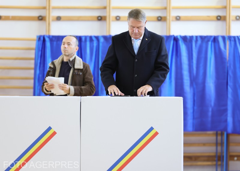 Klaus Iohannis a votat / Foto: Agerpres