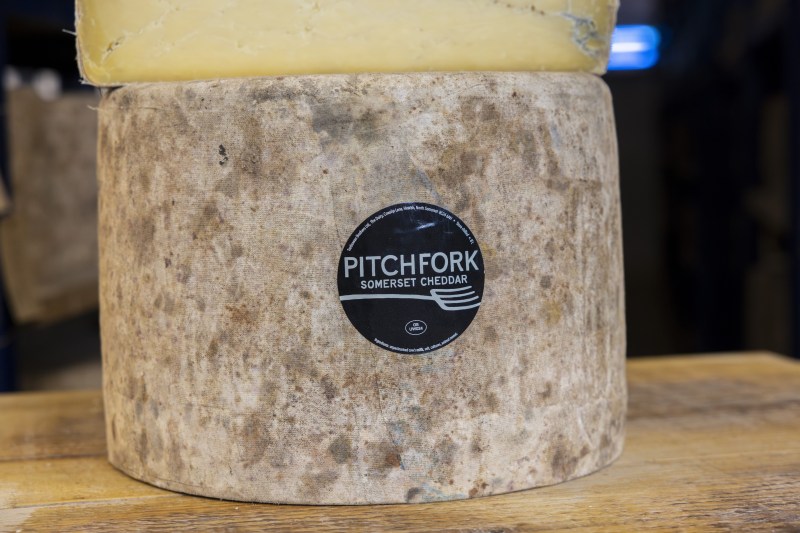 Pitchfork Cheddar cheese . Credit line: Brad Wakefield / News Licensing / Profimedia