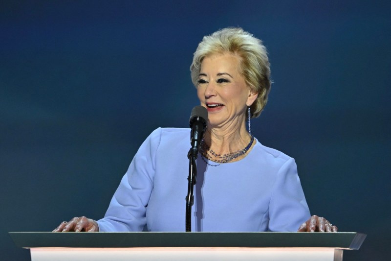 Linda McMahon. Credit line: ANDREW CABALLERO-REYNOLDS / AFP / Profimedia