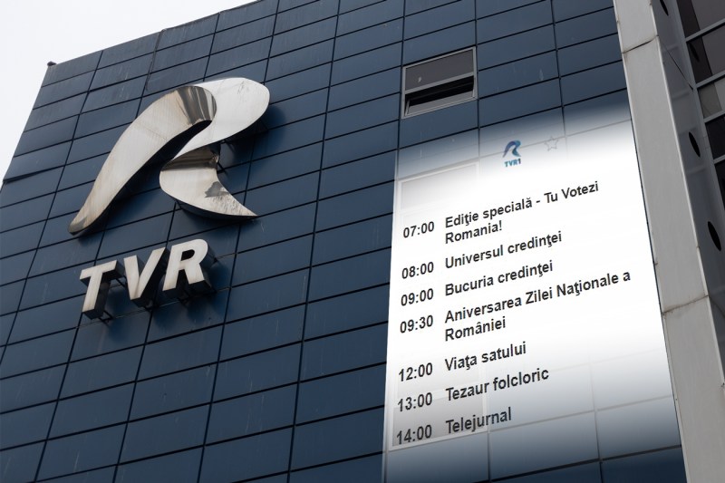 Programul TVR1 de duminică. Colaj Hotnews. Foto: Shutterstock