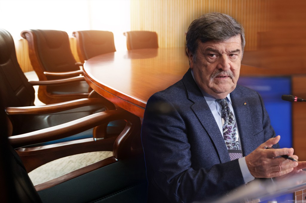 Toni Greblă, președintele AEP, Inquam Photos / George Călin. Fundal: imagine ilustrativă / Shutterstock