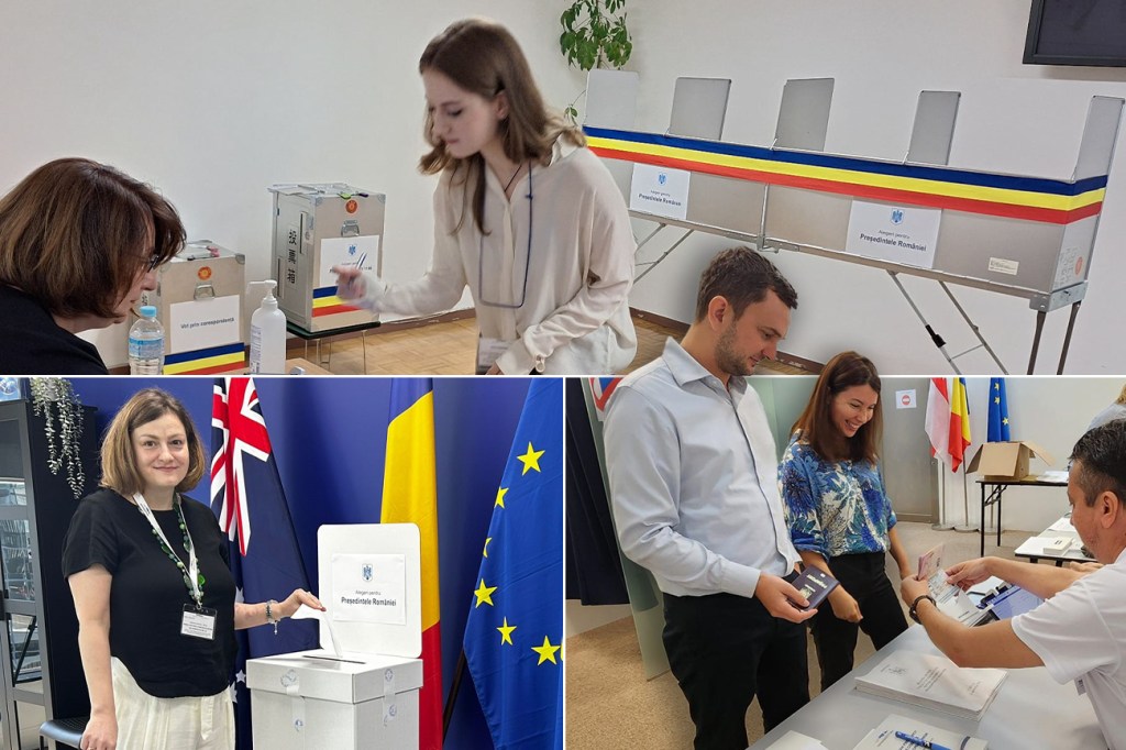 Românii votează în diaspora. Sursa foto: MAE