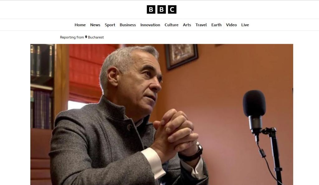 Articolul publicat pe BBC joi, 5 decembrie