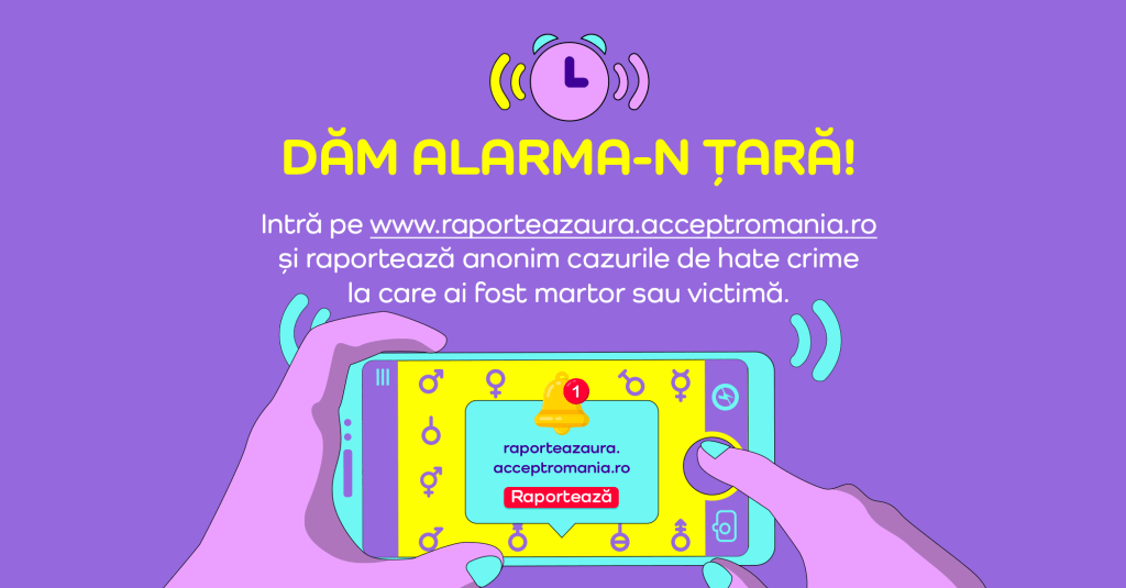 Asociația Accept lansează platforma „Raportează Ura” / FOTO: Accept