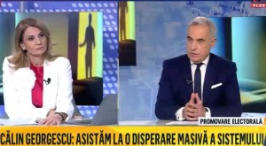 Călin Georgescu, invitat în emisiunea Ancăi Alexandrescu. Foto: captură Realitatea Plus