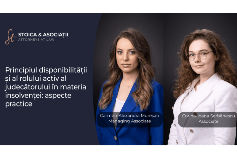 Principiul disponibilității și al rolului activ al judecătorului în materia insolvenței: aspecte practice