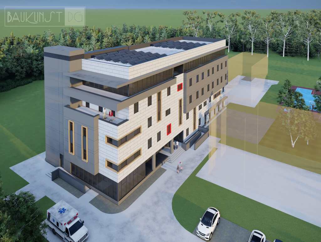 Așa ar urma să arate noul Spital de Psihiatrie Pediatrică / Foto: Fundația Metropolis