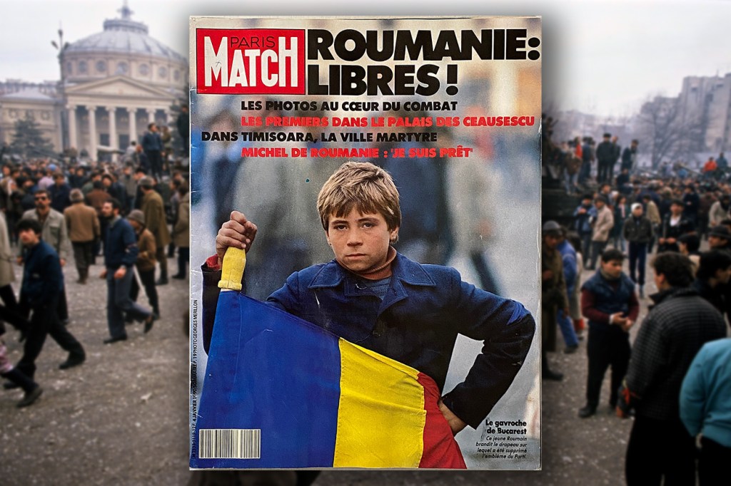 Florin Vieru, numit „Gavroche de România" pe coperta revistei Paris Match despre Revoluția din decembrie 1989.