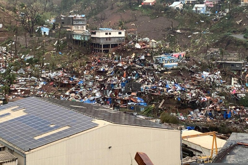 VIDEO Ciclonul Chido, impact devastator în insula franceză Mayotte. „Am văzut un cartier întreg dispărând”