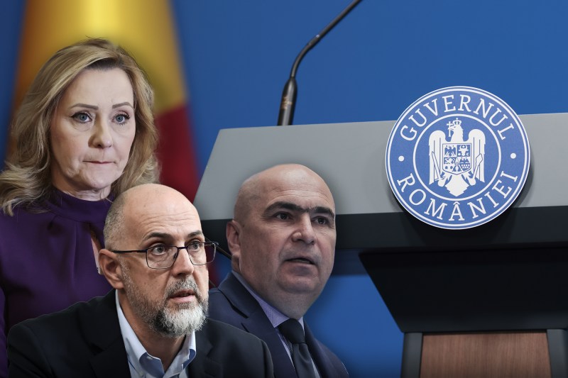 Liderii politici Elena Lasconi, Kelemen Hunor și Ilie Bolojan. Colaj: Ion Mateș / Hotnews. Foto: Inquam Photos, Shutterstock