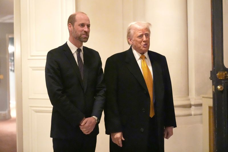 Prințul William, întâlnire cu Donald Trump în Franța, după ceremonia de la Notre-Dame. Ce au discutat cei doi