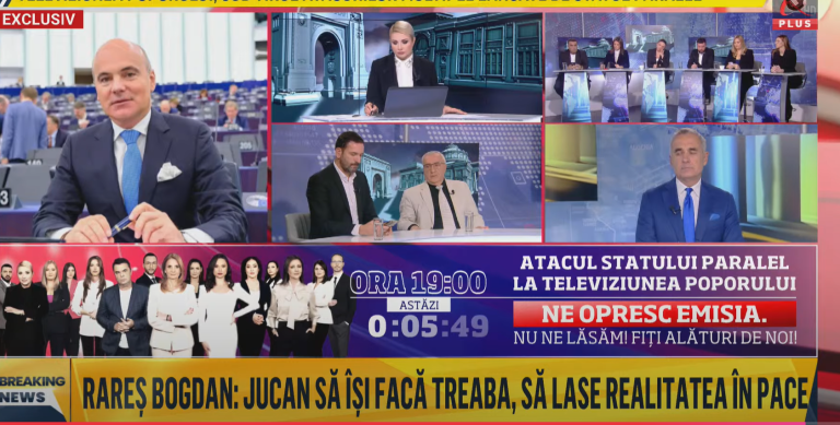 Rares Bogdan la Realitatea PLUS / Captură video