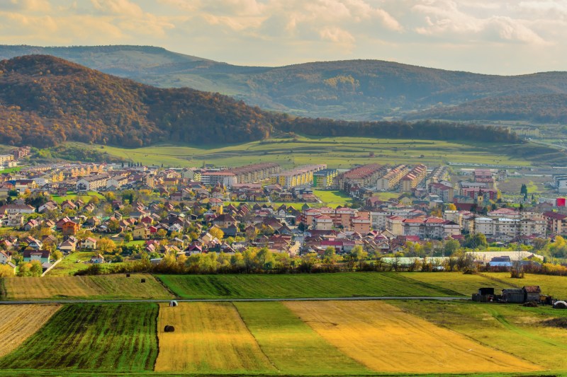 Vedere către comuna Florești, Cluj. Foto: Shutterstock