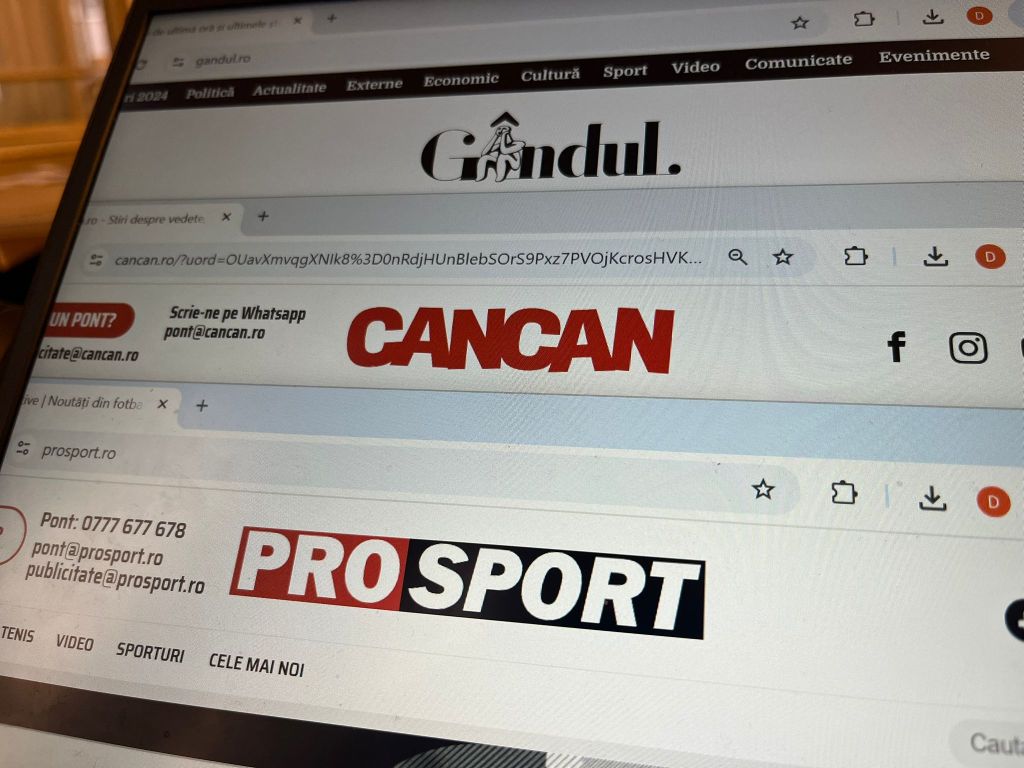 Site-urile Gândul, Cancan, Prosport