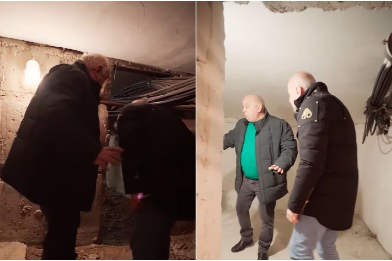 VIDEO Locatarii unui bloc din Baia Mare și-au făcut un buncăr la subsolul imobilului