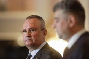 Nicolae Ciucă și Marcel Ciolacu. Inquam Photos / George Calin