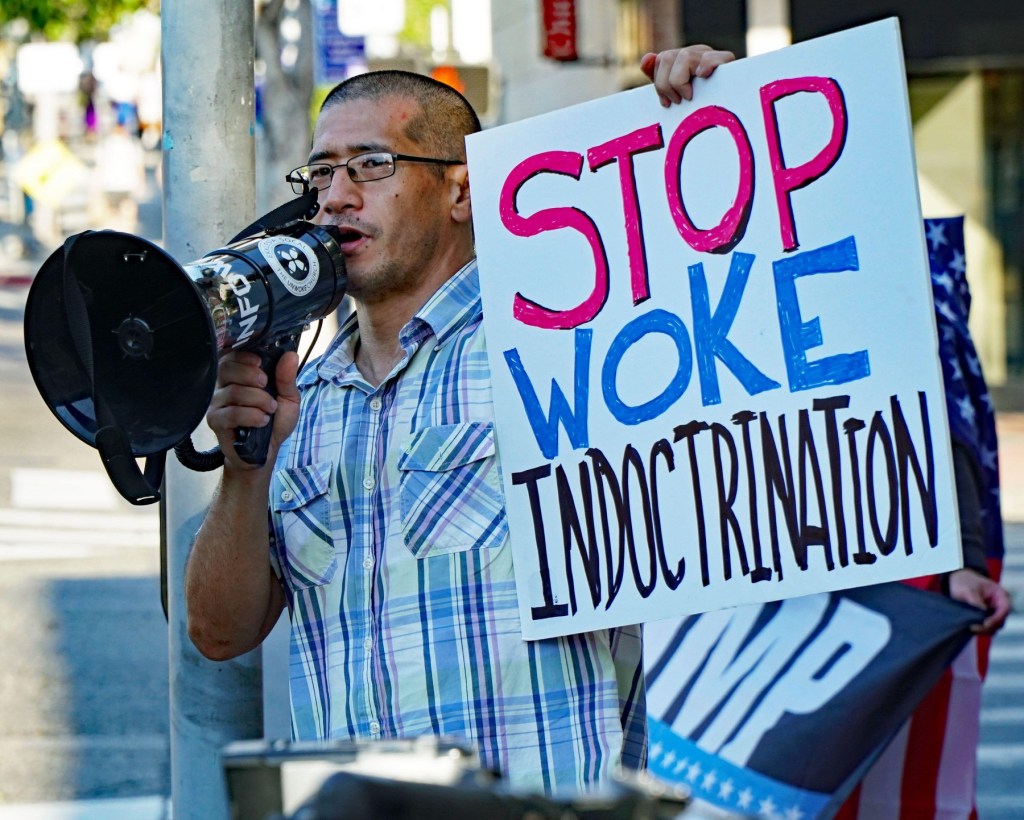 Protest anti-woke / Sursă foto: James Tsukano / Alamy / Alamy / Profimedia