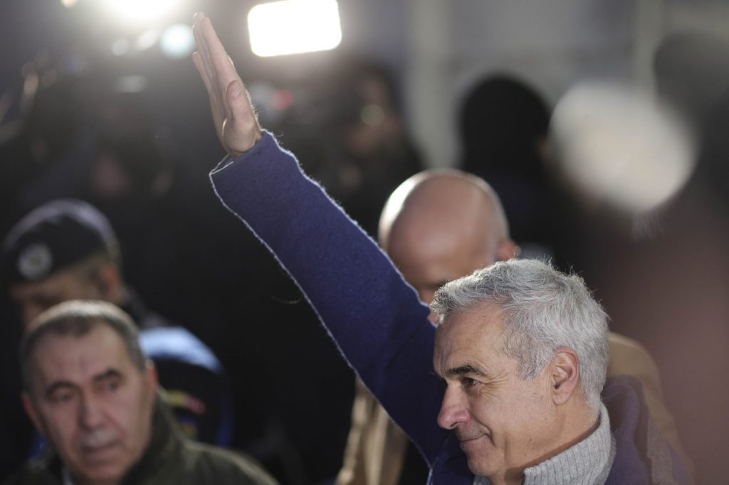 Călin Georgescu, la ieșirea de la Parchetul General, 26 februarie 2025. Foto: INQUAM Photos Octav Ganea