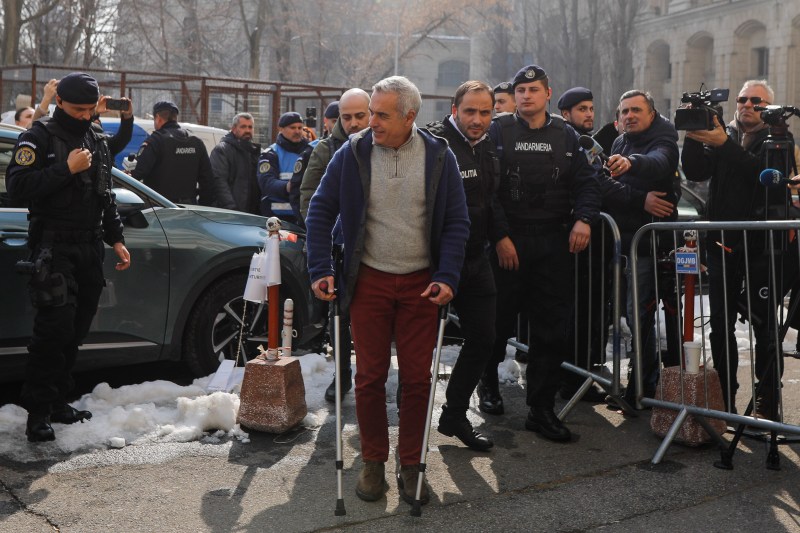 Călin Georgescu, la Parchetul General. Inquam Photos / Mălina Norocea
