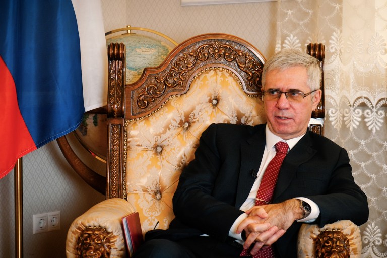 Vladimir Lipaev, ambasadorul Rusiei la București. Foto: Adi Iacob / Hotnews