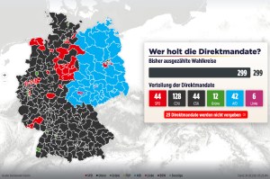 AfD a câștigat în toate landurile din estul Germaniei. Sursa foto: Bild / Reprezentantul Federal pentru Alegeri