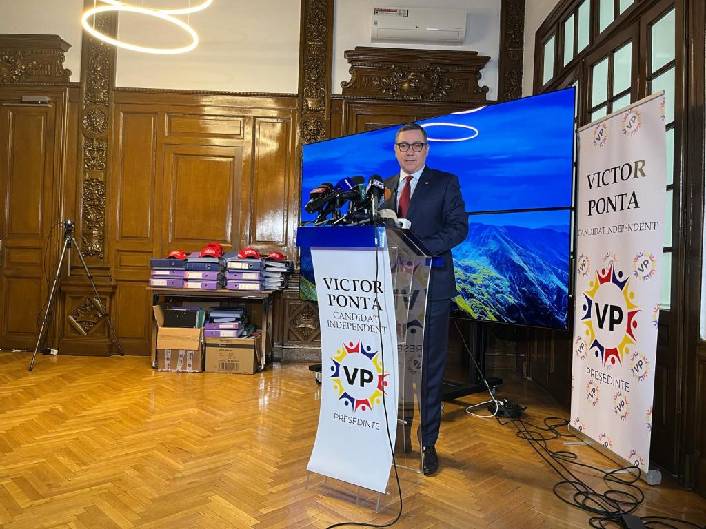 Victor Ponta și-a anunțat candidatura la prezidențiale. Foto: HotNews.ro / David Leonard Bularca
