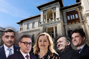 George Simion, Victor Ponta, Elena Lasconi, Crin Antonescu și Nicușor Dan. Colaj: Ion Mateș / Hotnews. Foto: Inquam Photos, Profimedia