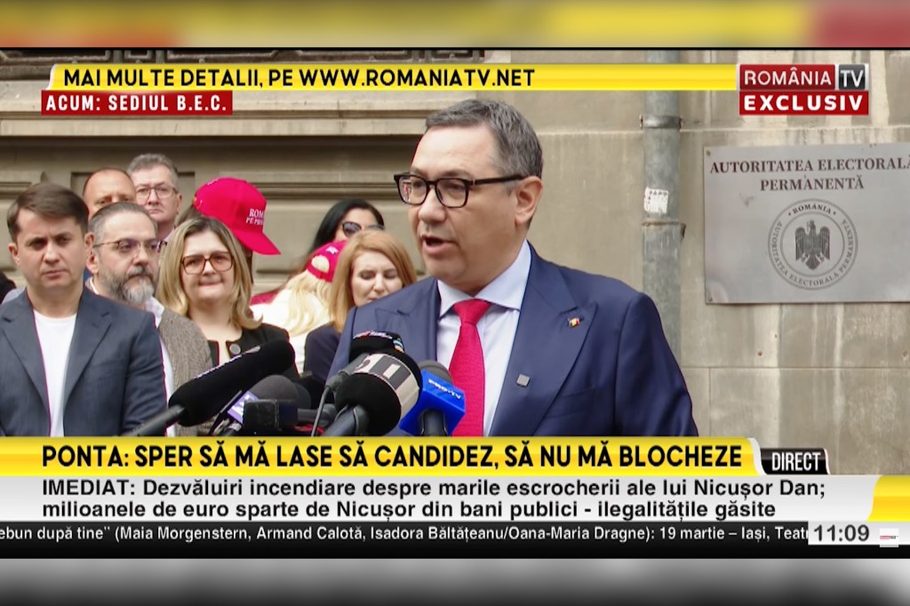 Captură din emisiunea România TV de miercuri, 12 martie 2025.