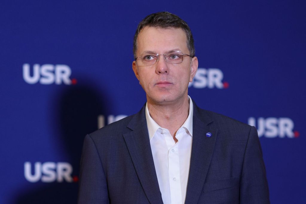 Conferinta de presa sustinuta de conducerea USR, in Bucuresti, 3 ianuarie 2025. Inquam Photos / Octav Ganea