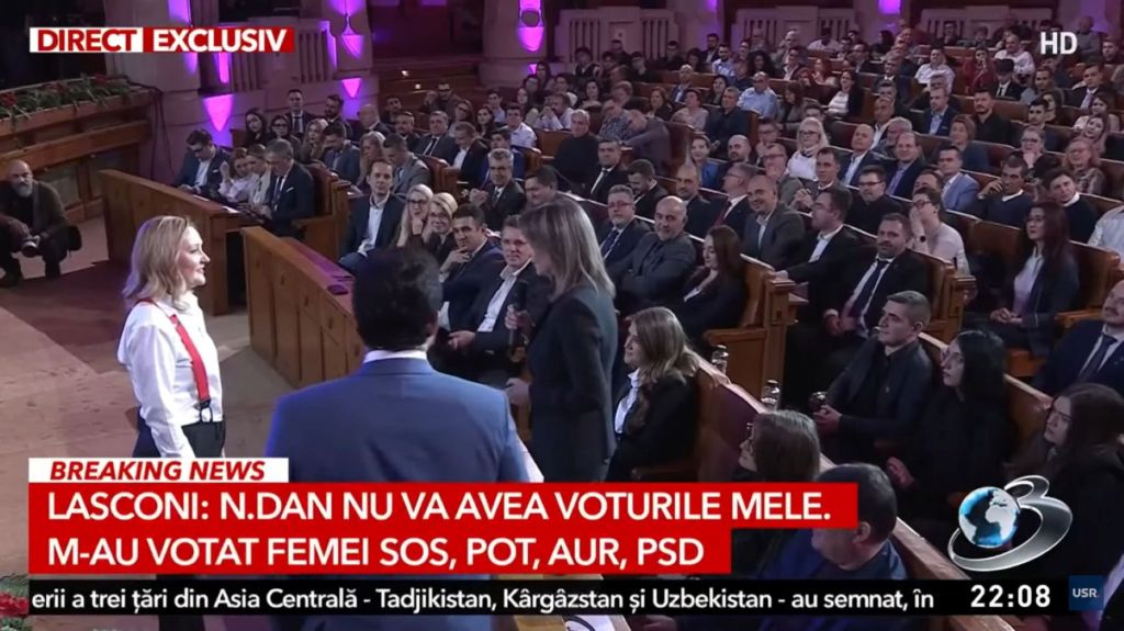 Elena Lasconi, la Antena 3 CNN. Foto: captură video