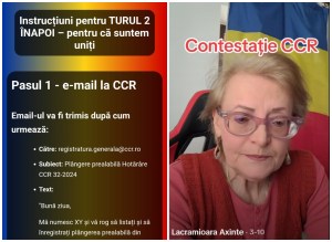 Capturi de pe site-ul „Turul 2 înapoi” și contul de TikTok al fostei judecătaore Lăcrămioara Axinte
