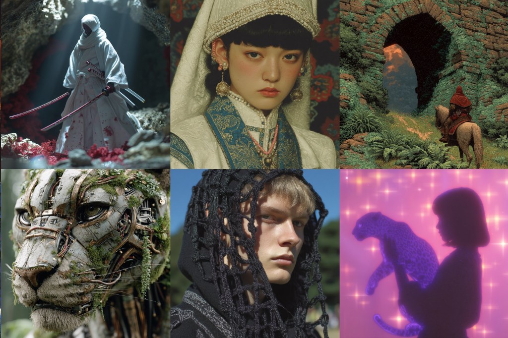 Imagini generate cu modelul V7 al Midjourney, FOTO: X / Midjourney