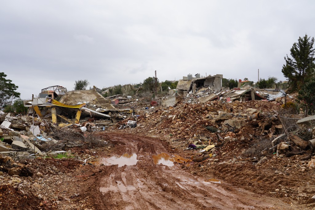 Ruinele unui cartier din satul Ayta al-Shaab