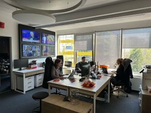 Redacția Europa Liberă România. Foto: Adelina Mărăcine / Hotnews