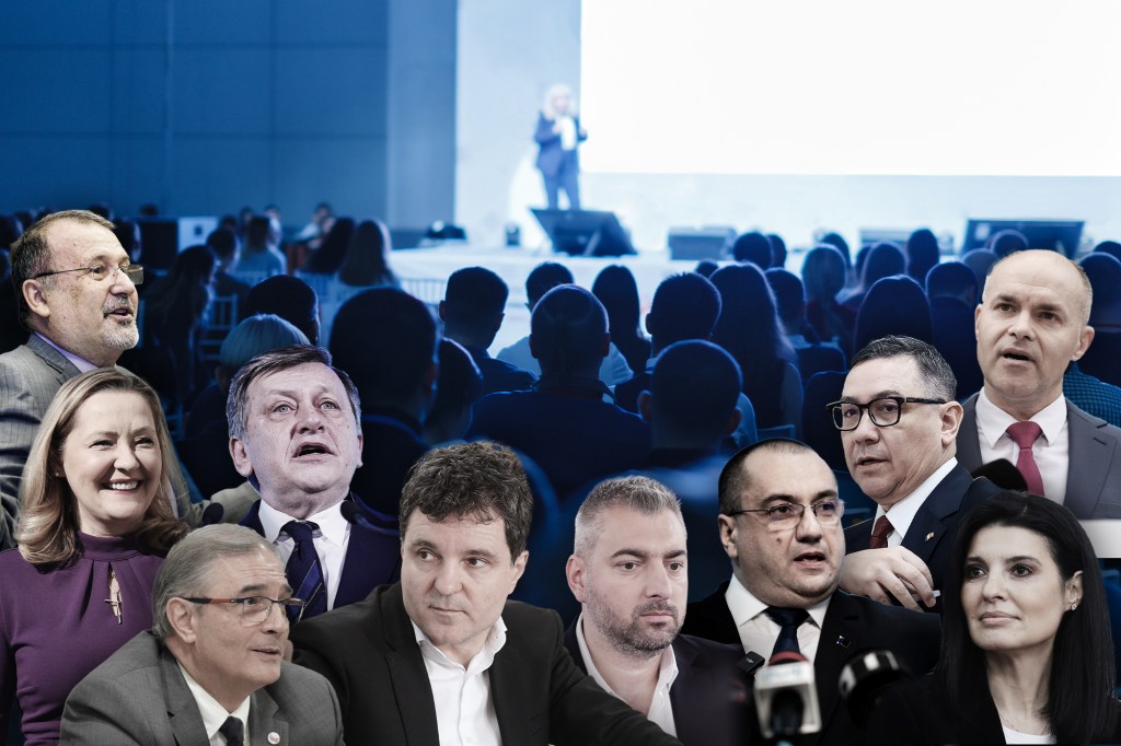 Candidații John-Ion Banu Muscel, Crin Antonescu, Silviu Predoiu, Elena Lasconi, Nicușor Dan, Sebastian Constantin Popescu, Cristian Terheș, Victor Ponta, Daniel Funeriu și Lavinia Șandru. Colaj: Ion Mateș / Hotnews. Foto: Inquam Photos, Profimedia