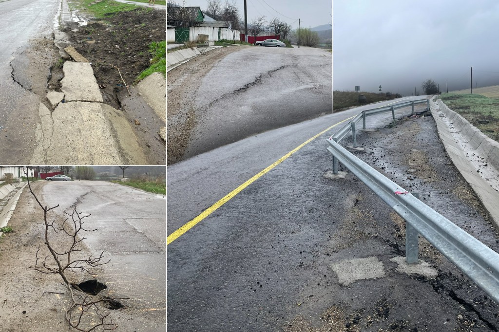 Drumul strategic Bârlad - Laza Codăești. Foto: SImona Voicu / Hotnews