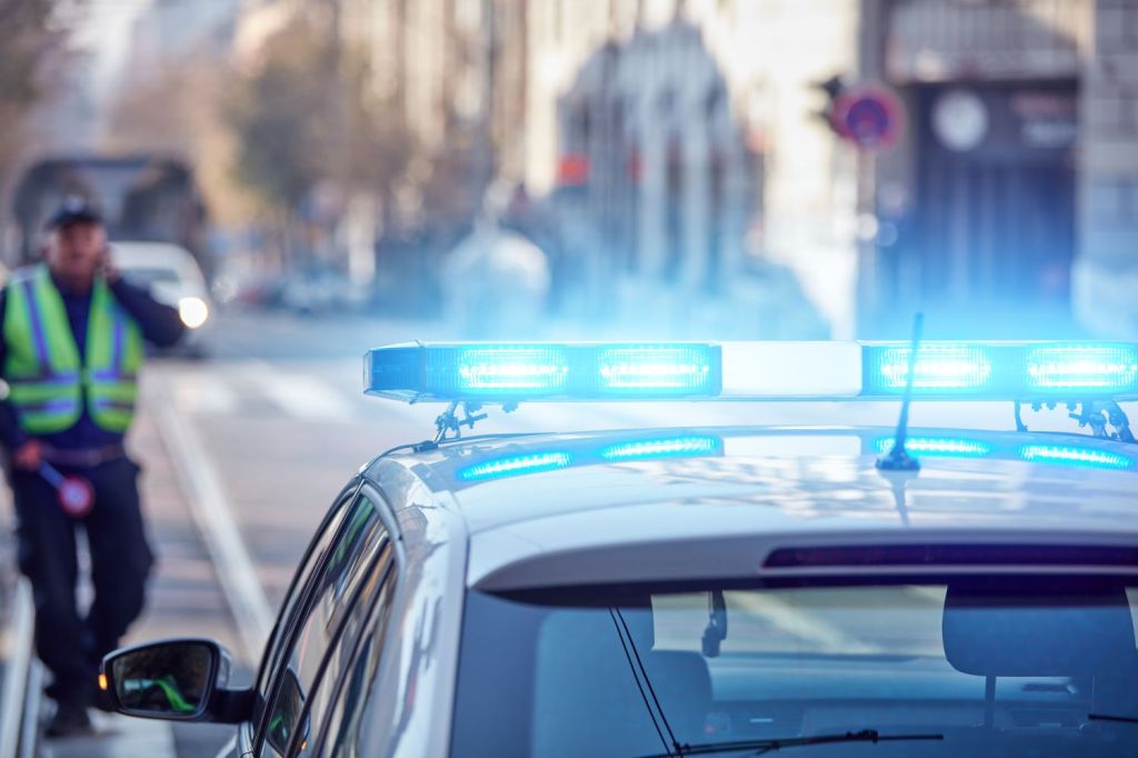 Mașină de poliție în Serbia, imagine ilustrativă. Foto: Shutterstock