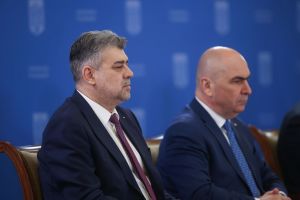 Marcel Ciolacu și Ilie Bolojan. Foto: Inquam Photos / George Călin